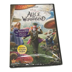 Alice In Wonderland DVD 2010 Disney Johnny Depp